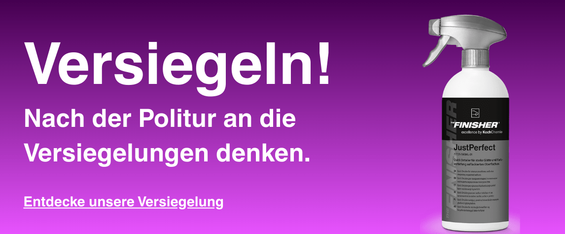 Versiegelung für Fahrzeuge - The Finisher